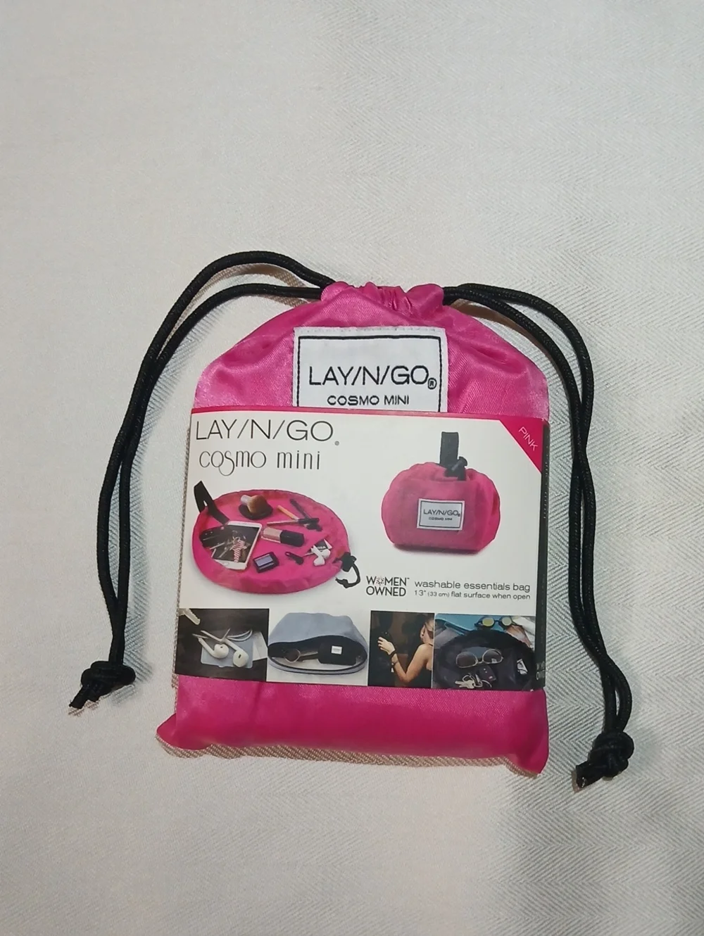 Lay n go Cosmo Mini Washable 13” Pink NWT